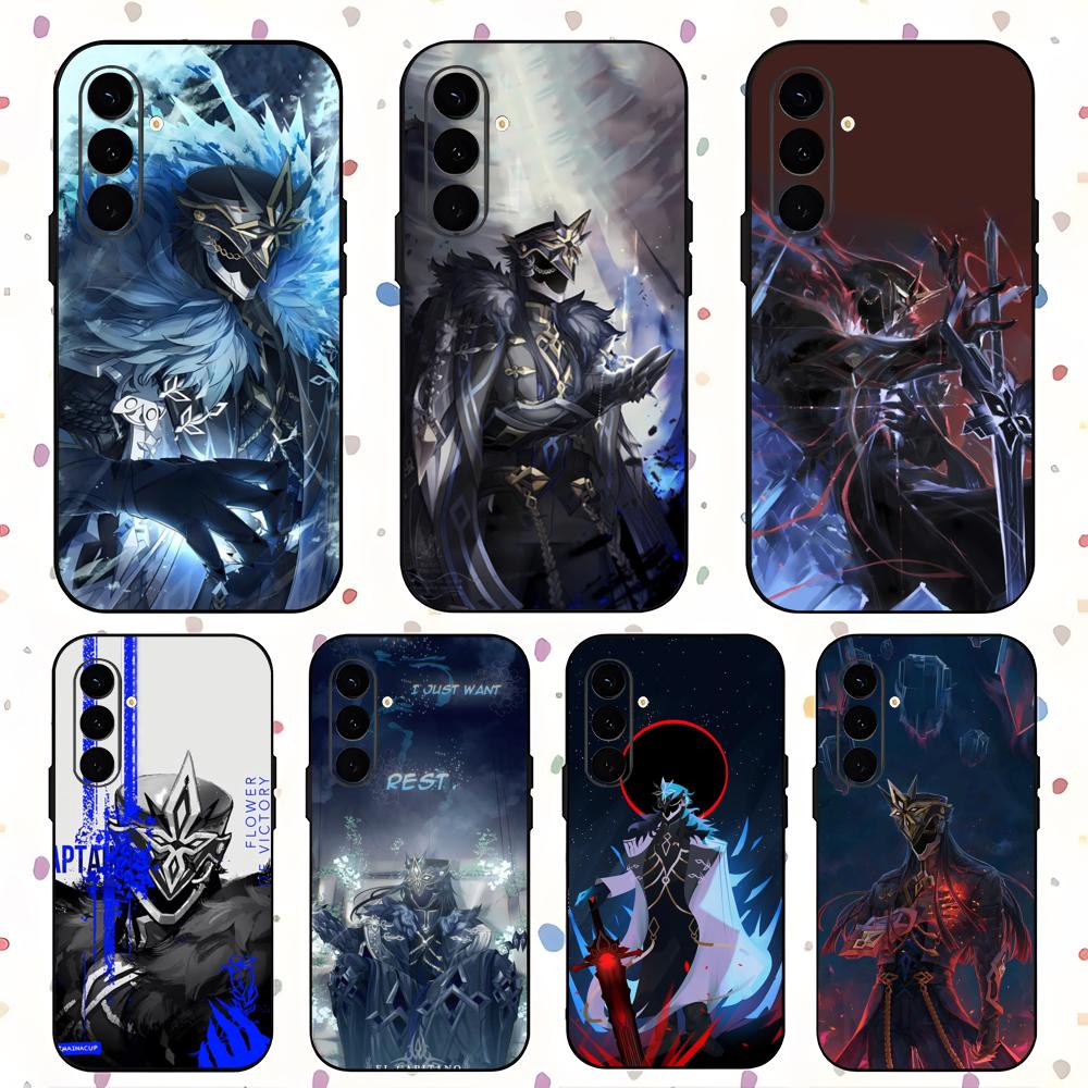Phone Cases Black - Capitano Genshin Impact Cool Phone Case
