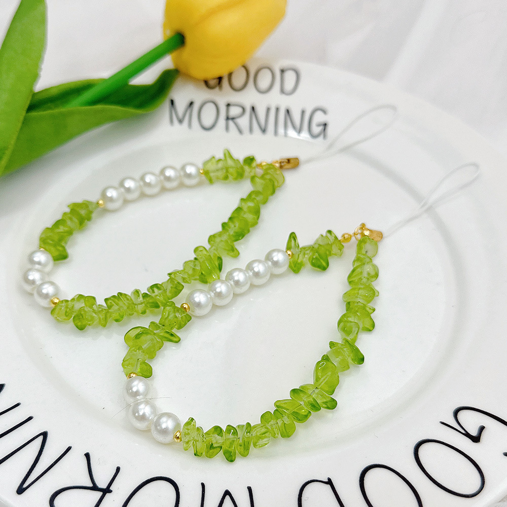 Phone Cases Wholesale - New Spring Green Stone Pendant Phone