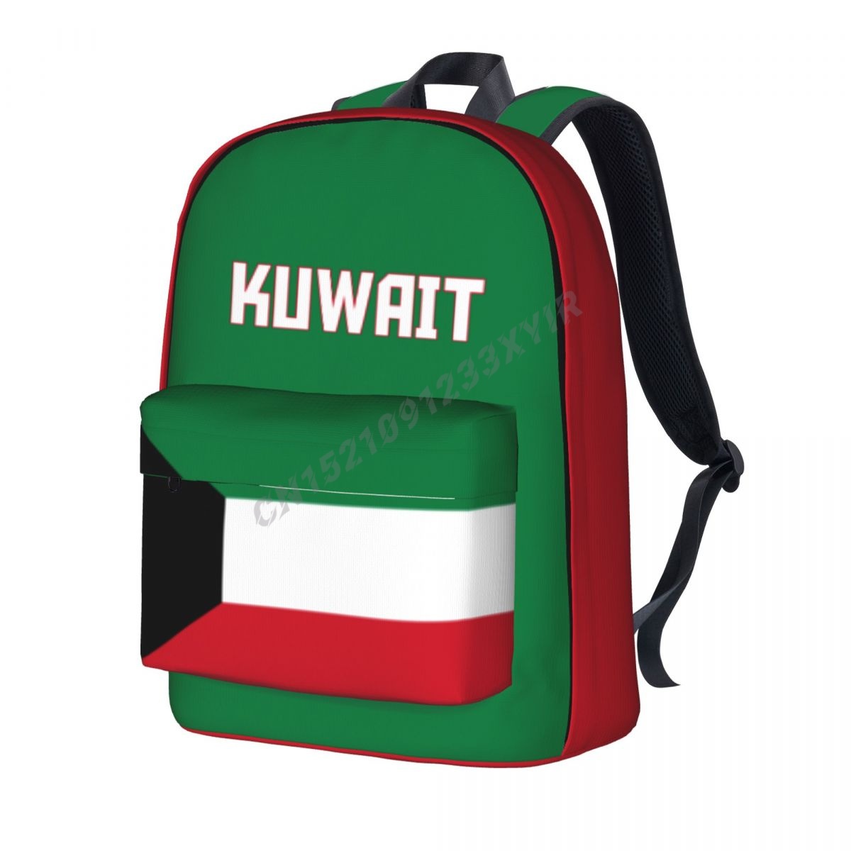 Phone Cases Kuwait - Unisex Backpack Kuwait Flag Kuwaitis Stitch