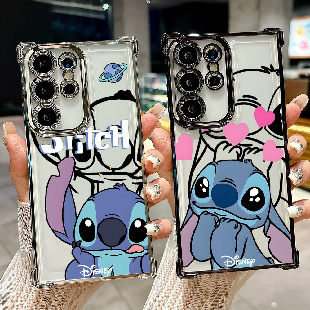 Phone Cases Samsung S23 - Stitch Line Background Silicone Case For