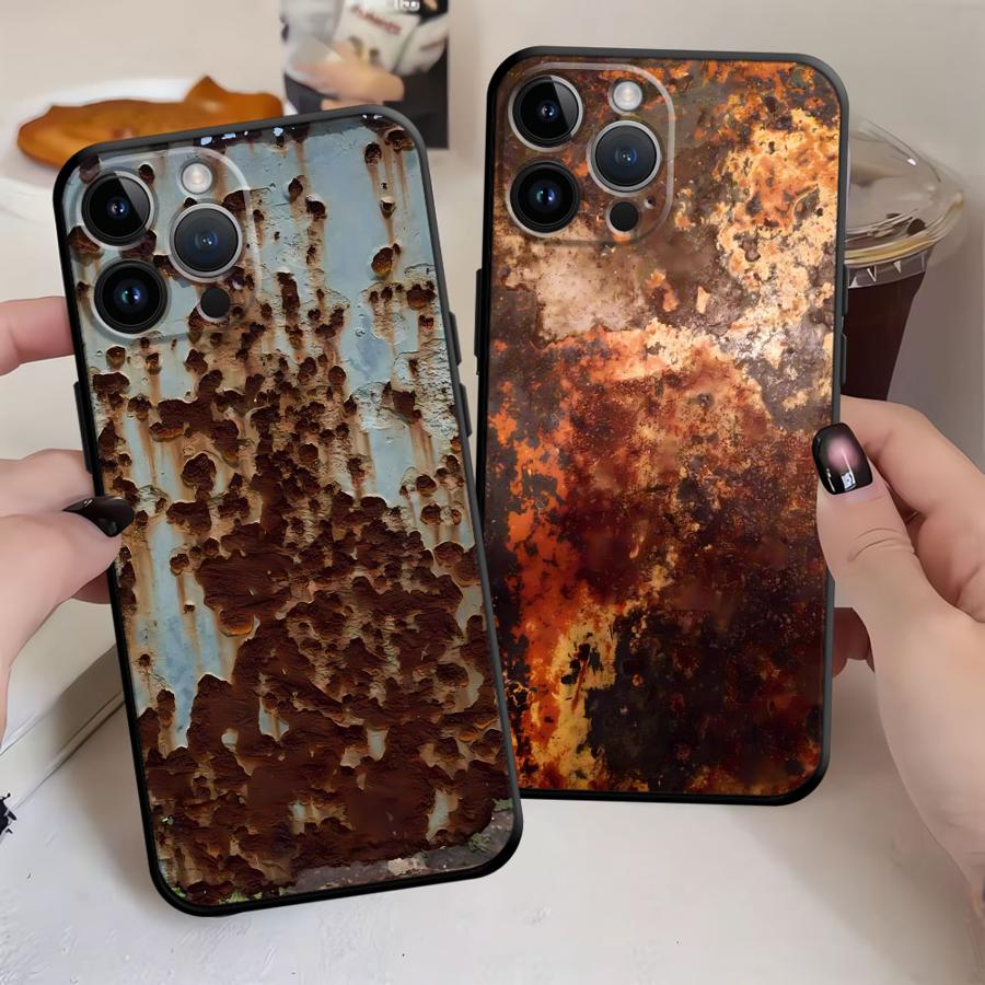 Phone Cases Art - Retro Rust Design Case for iPhone