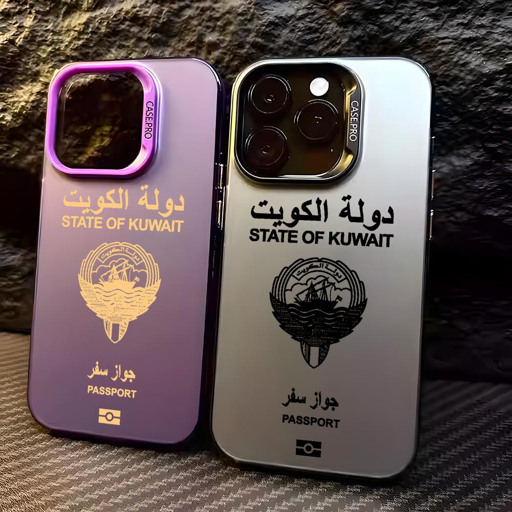 Phone Cases Kuwait - K-Kuwait passport Phone Case For iPhone