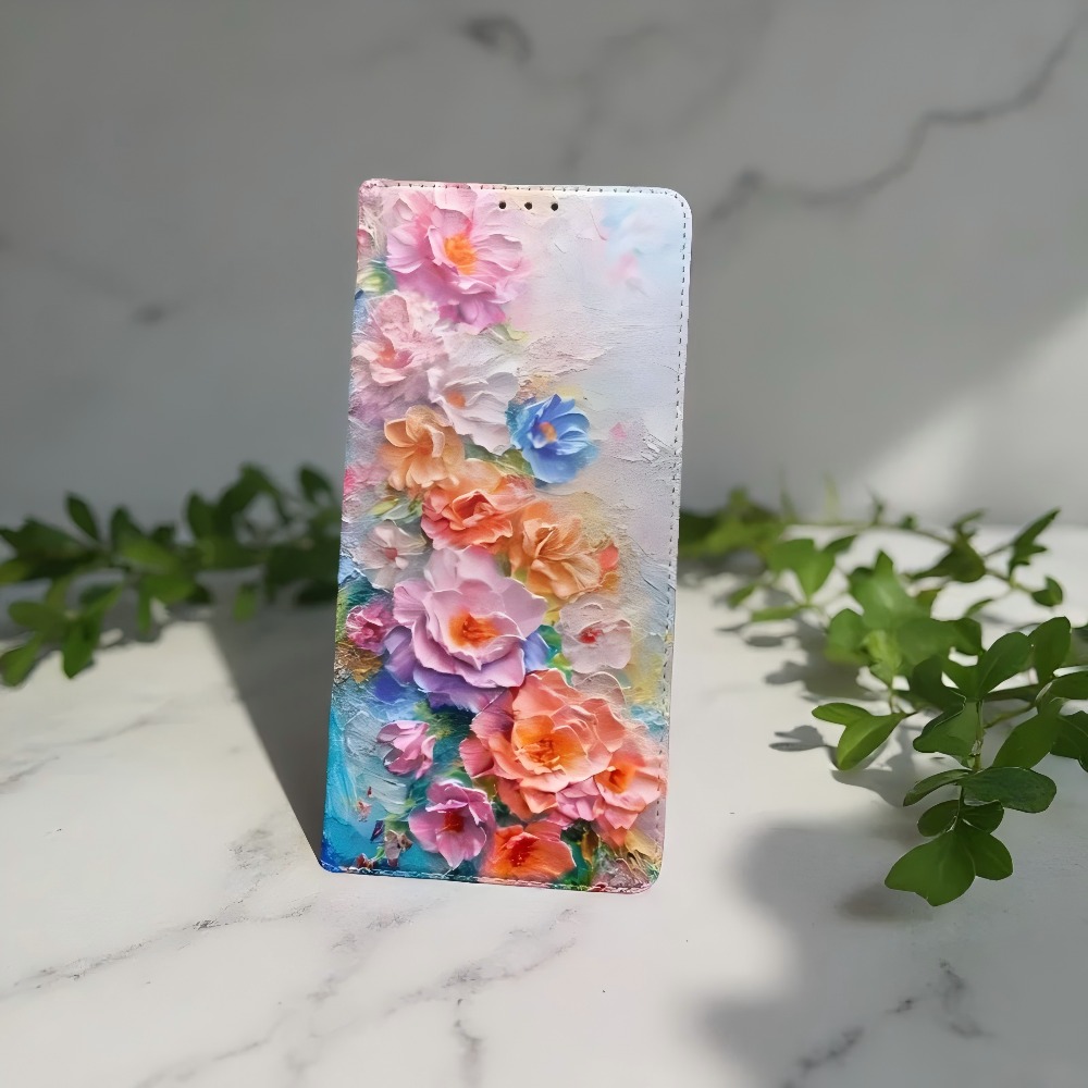 Phone Cases Galaxy S26 - Painted Magnetic Flip Leather Wallet Case