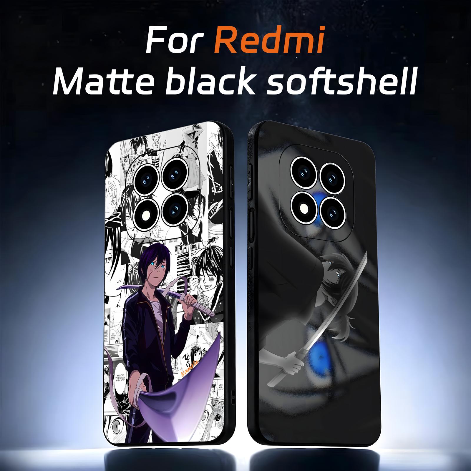 Phone Cases Black - Anime Noragami Phone Case For Redmi