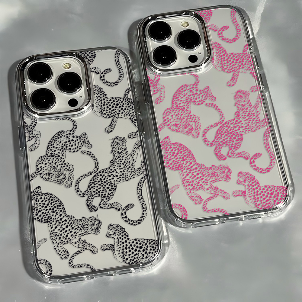 Phone Cases Wholesale - Fashion Pink Leopard Phone Case For