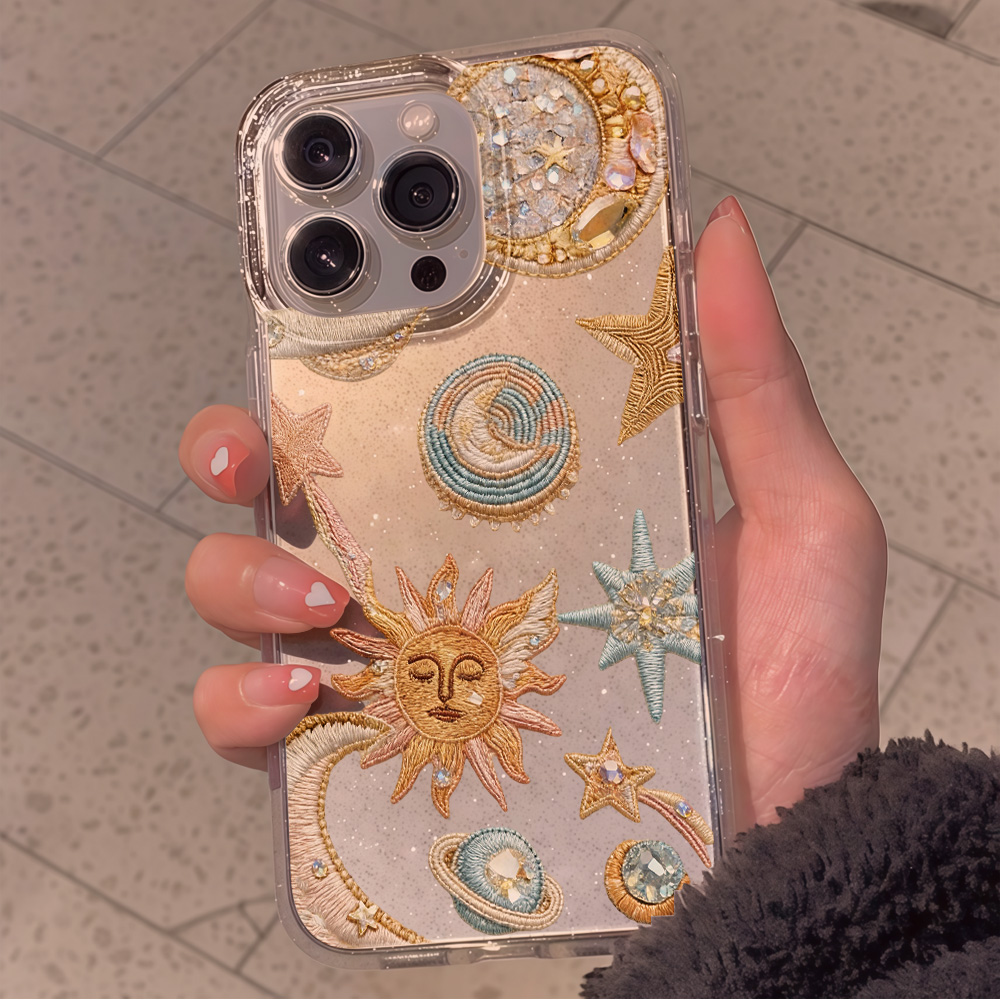 Creativity Stars Moon Clear Gl - огляд і ціна Glitter Shockproof Case