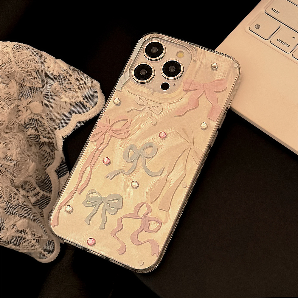 Korean Colorful Bowknot Diamon - огляд і ціна Phone Cases Korea