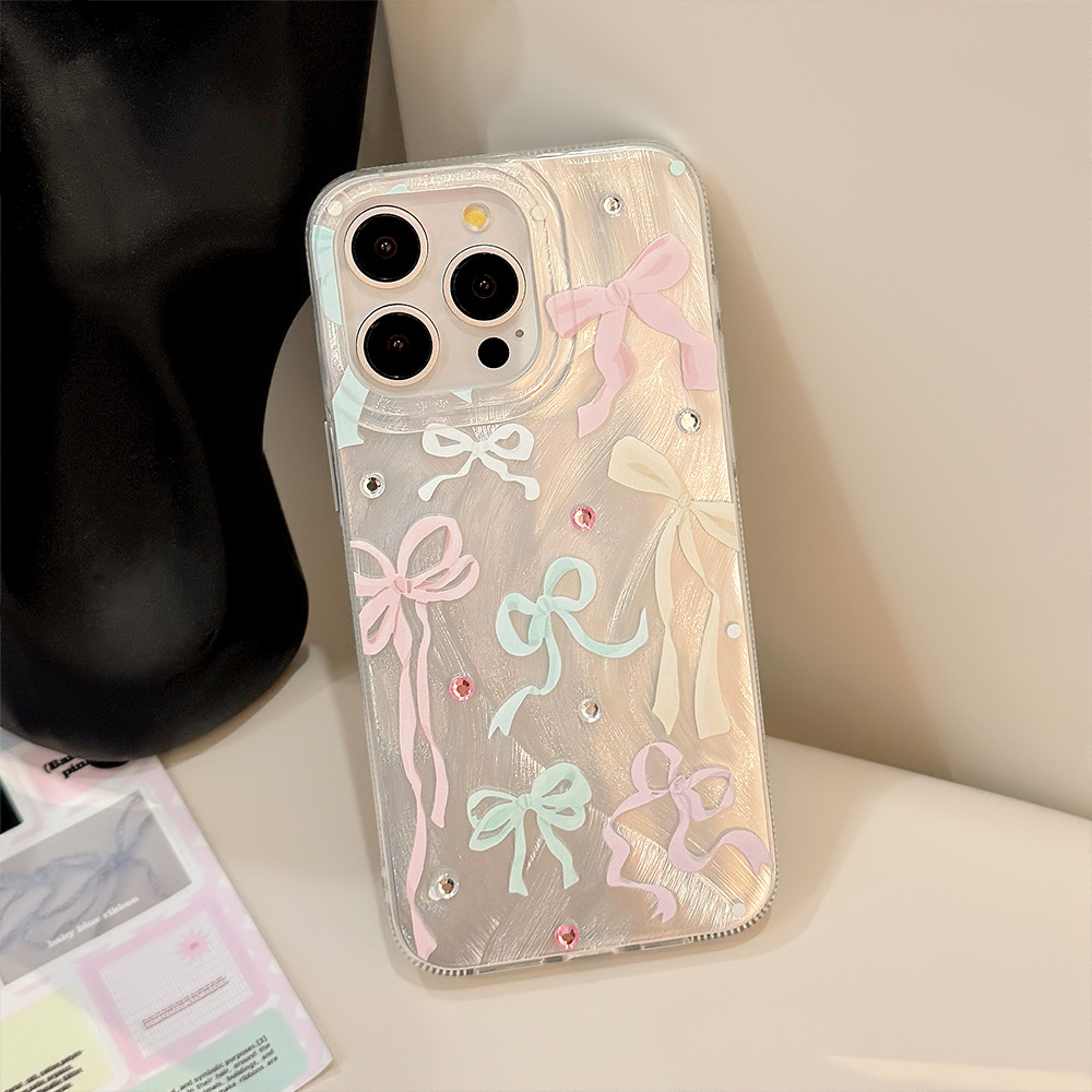 Korean Colorful Bowknot Diamon - огляд і ціна Phone Cases Korea