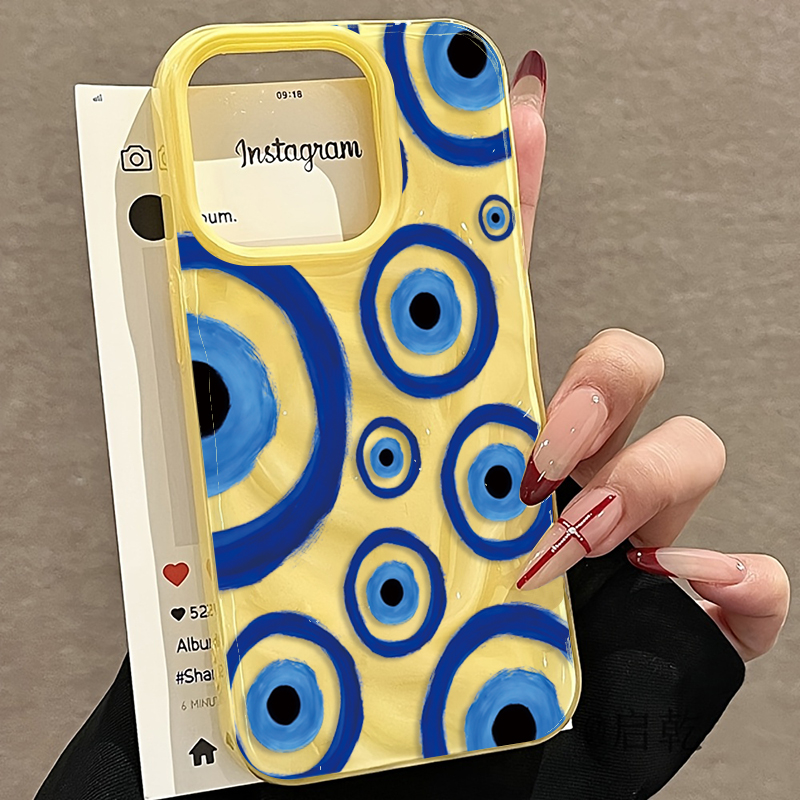 Retro Blue Eye Design TPU Phon - огляд і ціна Phone Cases Art