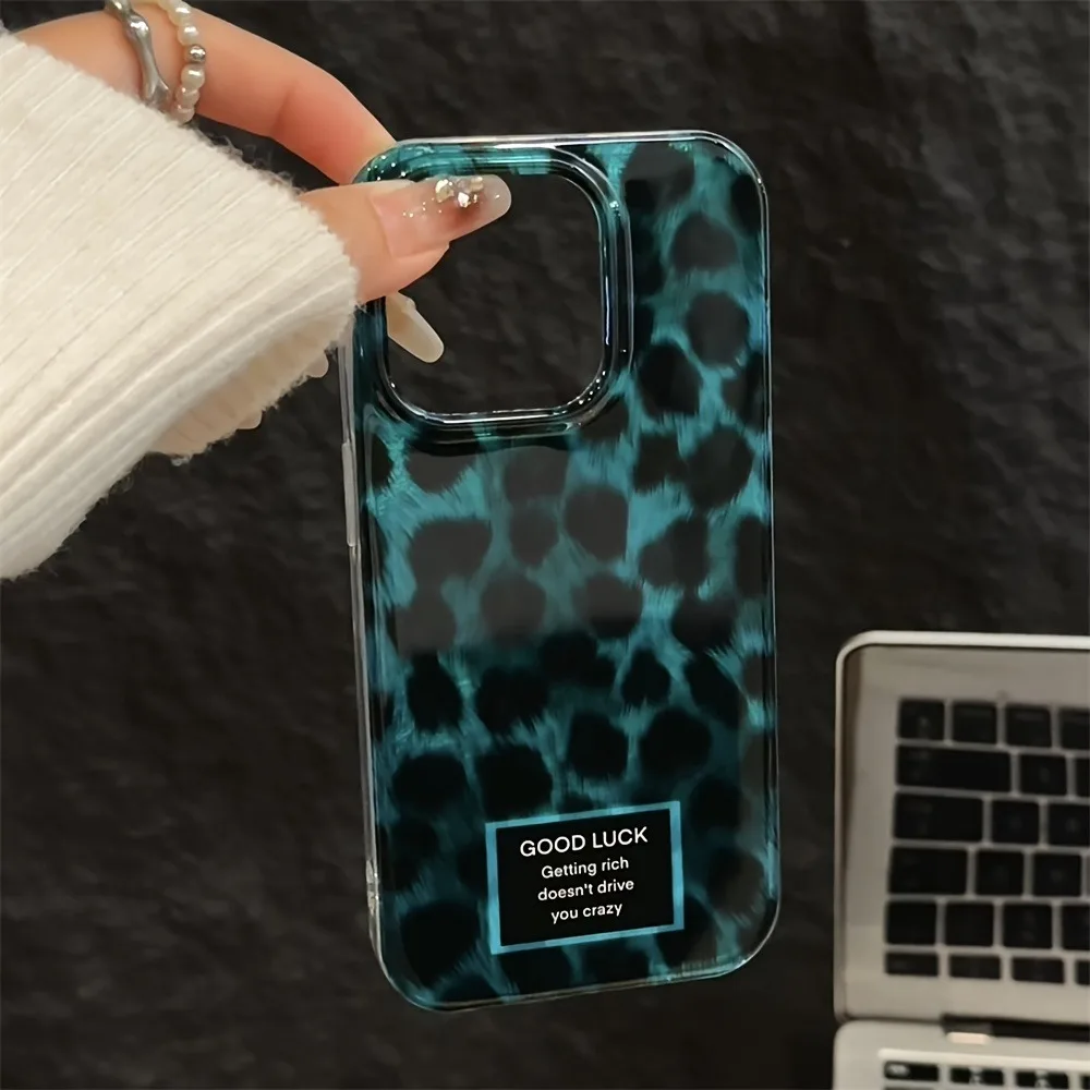 Retro Laser Cute Leopard Print - огляд і ціна Phone Cases Transparent