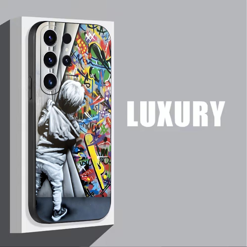 Banksy Graffiti Art  Phone Cas - огляд і ціна Phone Cases Art