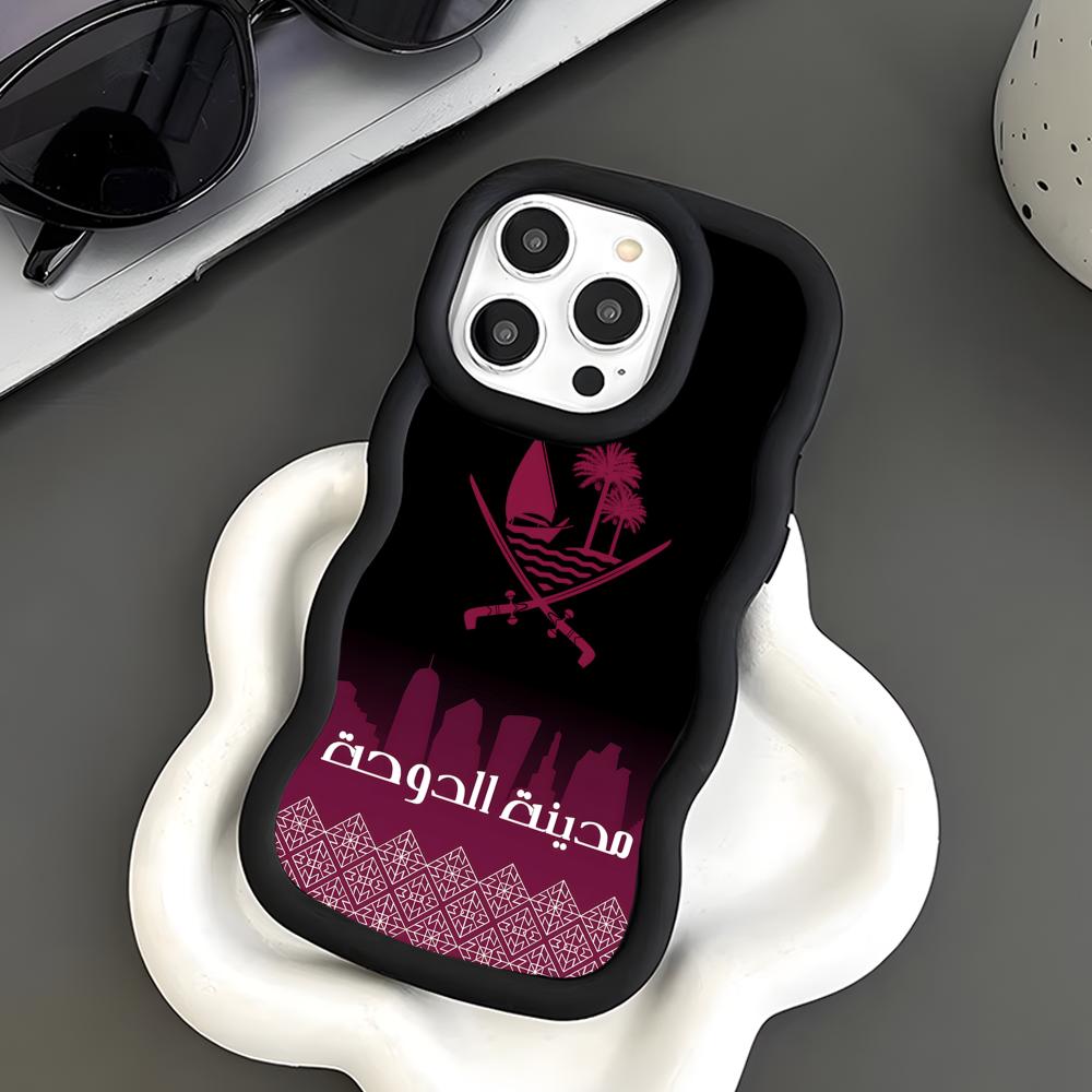 Qatar Flag Phone Case for iPho - огляд і ціна Phone Cases Qatar