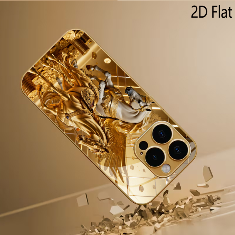 Two horses Patterned tempered  - огляд і ціна Phone Cases With Camera Cover