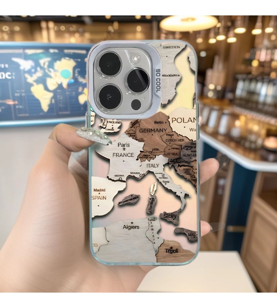 Vintage 3D Wood Europe Map Pri - огляд і ціна Phone Cases Europe
