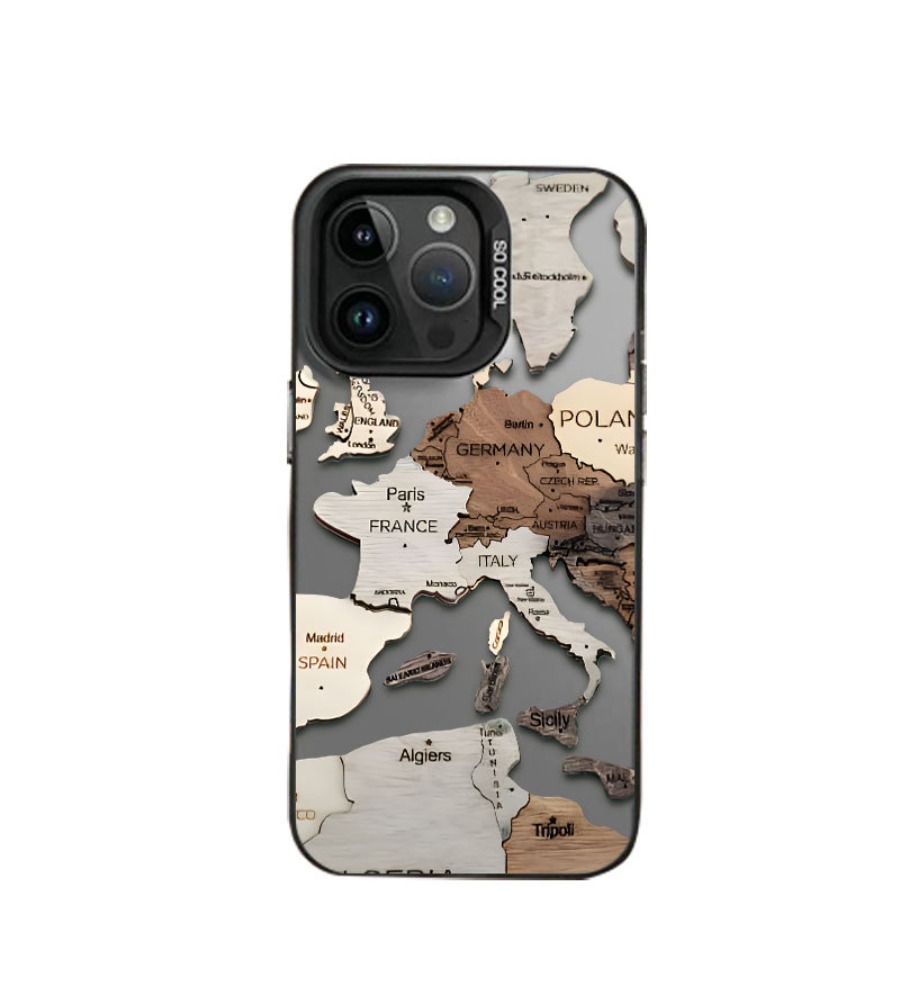 Vintage 3D Wood Europe Map Pri - огляд і ціна Phone Cases Europe