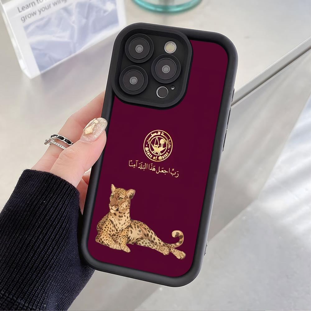 Qatar Flag Thicken TPU Mobile  - огляд і ціна Phone Cases Qatar