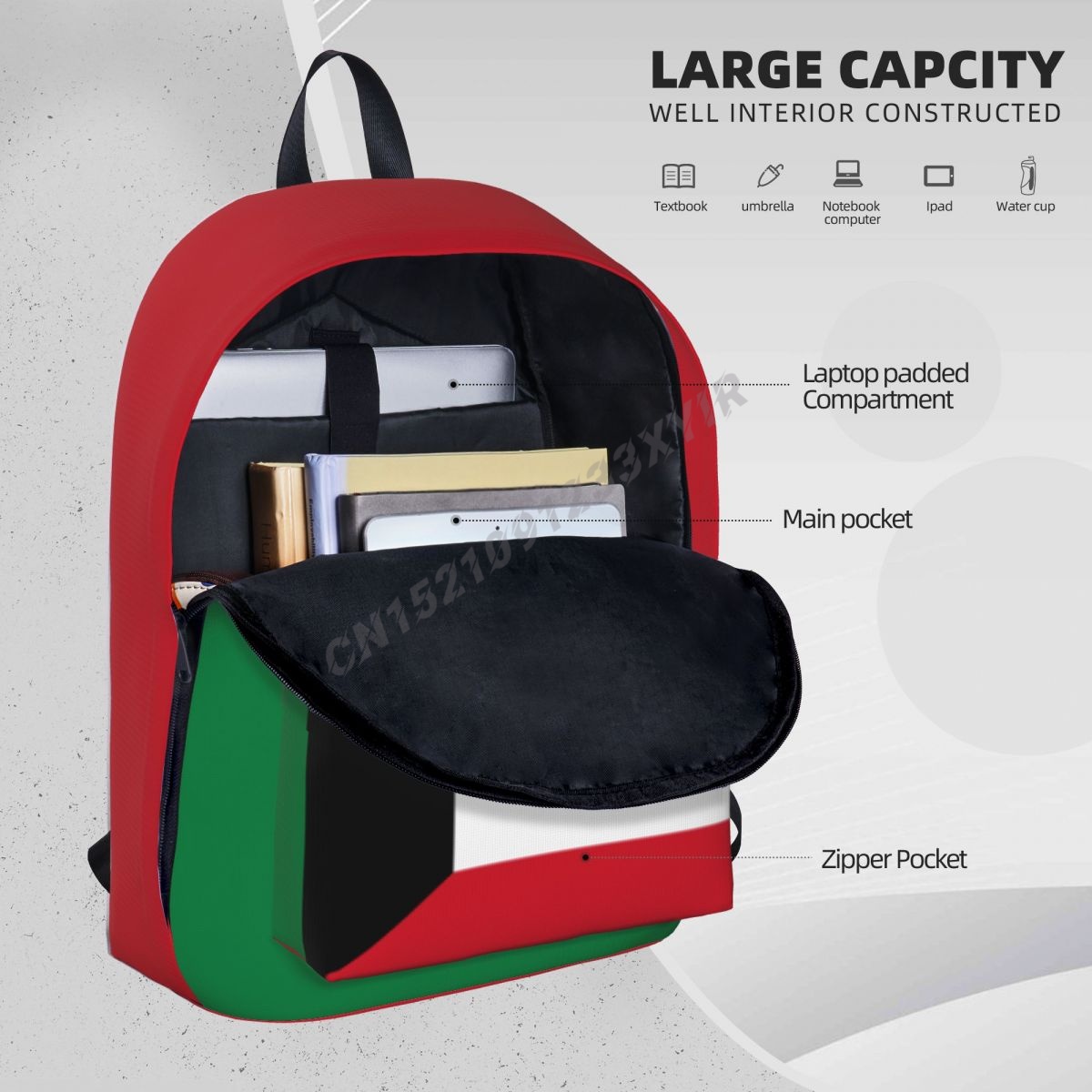 Unisex Backpack Kuwait Flag Ku - огляд і ціна Phone Cases Kuwait
