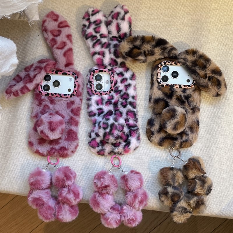 3D Leopard print Rabbit Plush  - огляд і ціна Phone Cases Europe