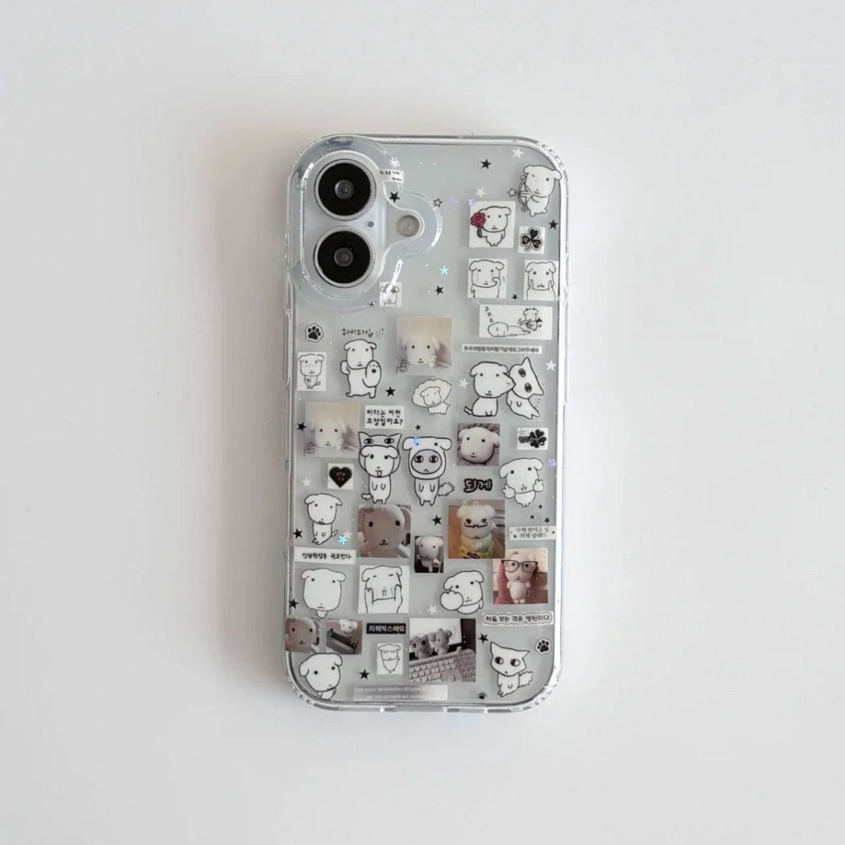 Kawaii Puppy Illustration Glit - огляд і ціна Glitter Shockproof Case
