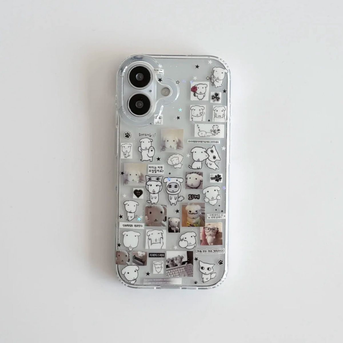 Kawaii Puppy Illustration Glit - огляд і ціна Glitter Shockproof Case