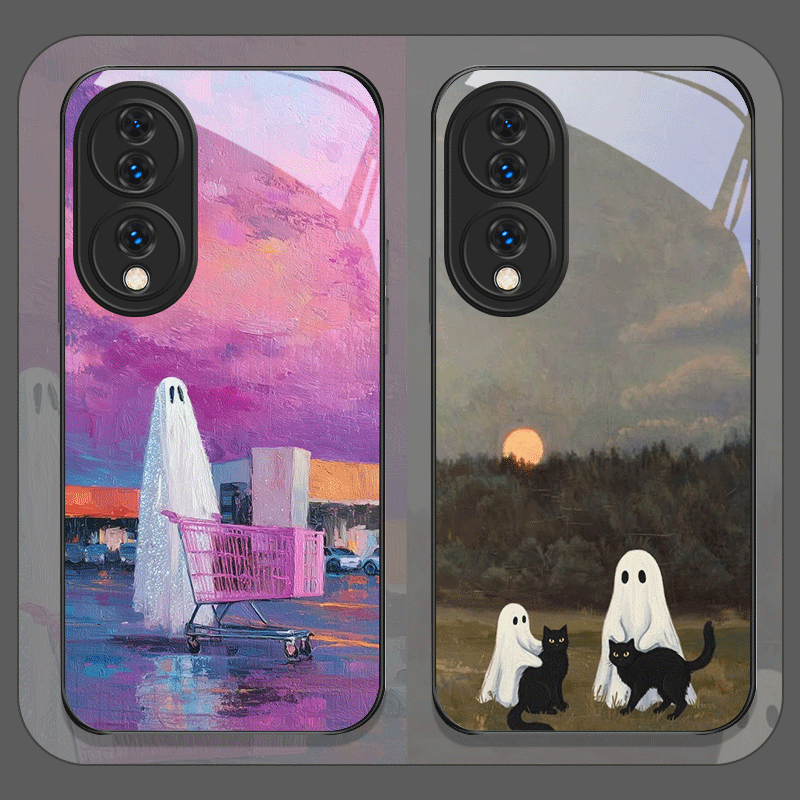 Cute Cartoon Black Cat Ghost P - огляд і ціна Huawei Nova 12