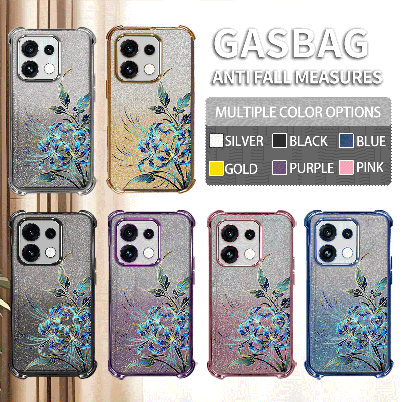 Glitter Plating Cover For OPPO - огляд і ціна Glitter Shockproof Case