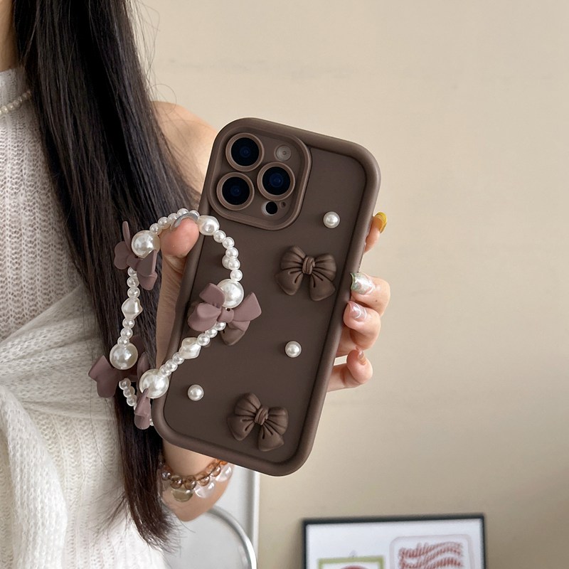 Bow Pearl Chain Rope Phone Cas - огляд і ціна Phone Cases Moto G 2025