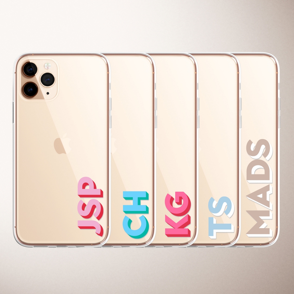Soft Clear Initial Letters Pho - огляд і ціна Monogram Custom Case