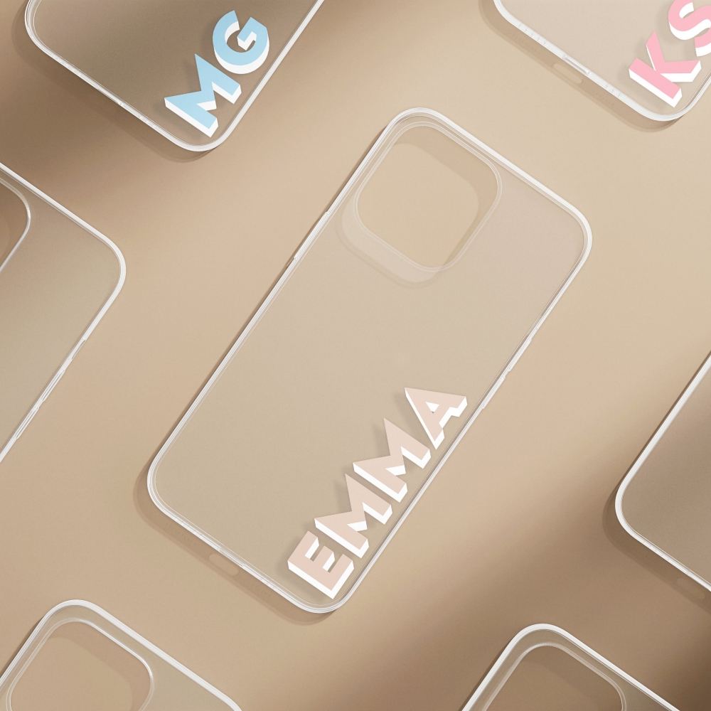 Soft Clear Initial Letters Pho - огляд і ціна Monogram Custom Case