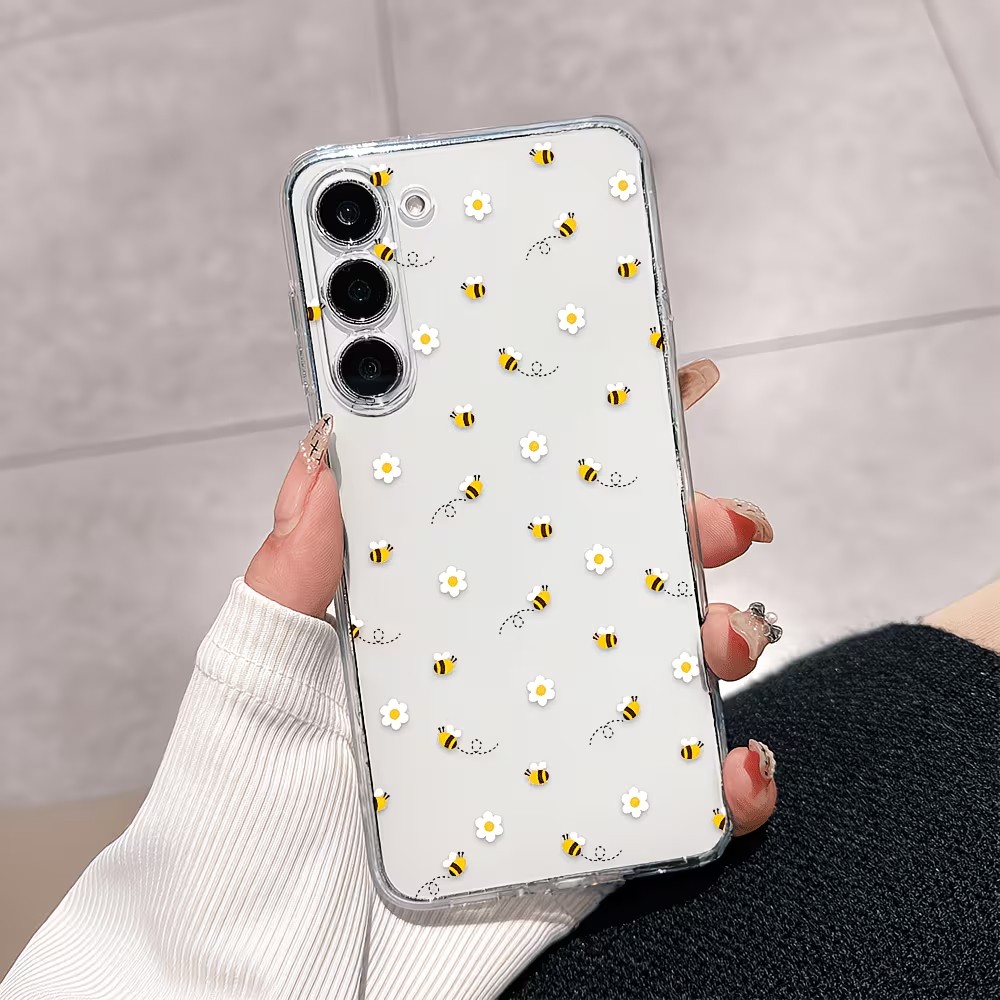 Transparent TPU Cute Bee Daisy - огляд і ціна Phone Cases Transparent