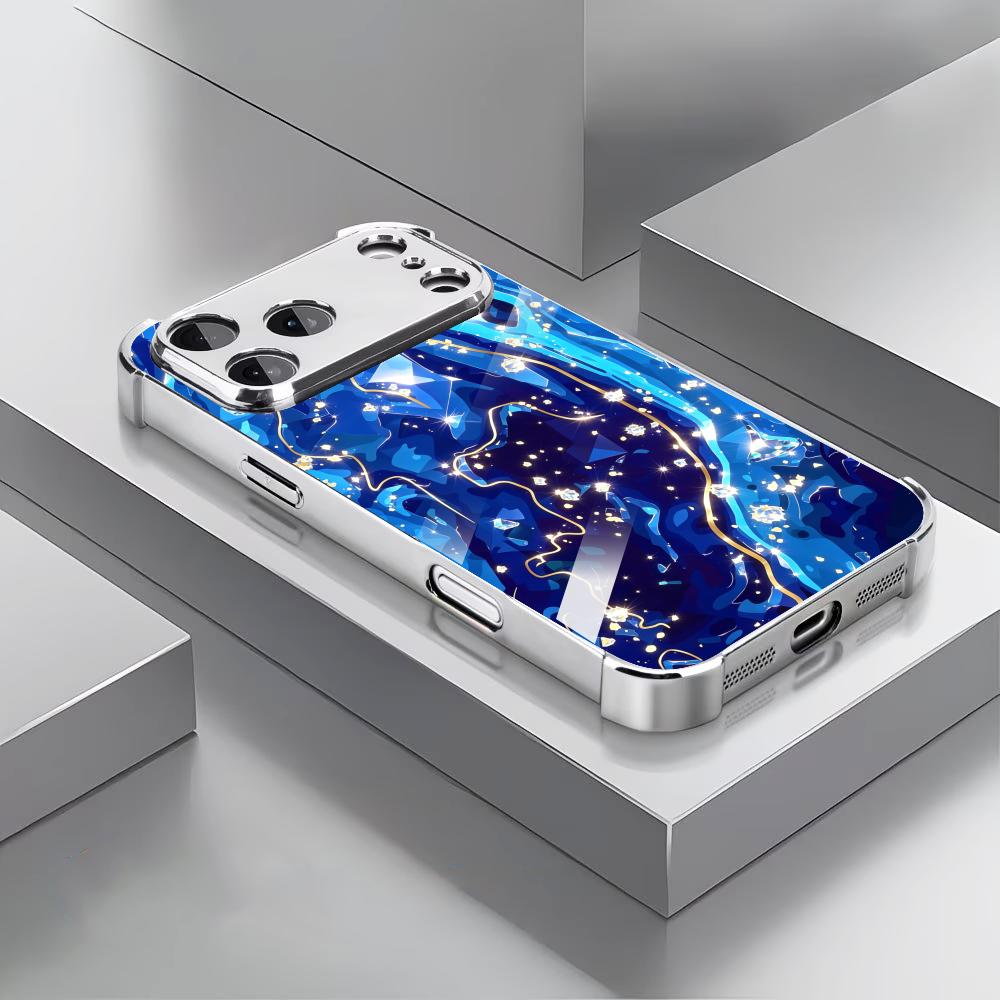 Elegant Deep Blue texture glas - огляд і ціна Phone Cases Rhode