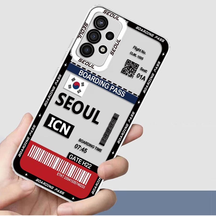 Tokyo Seoul Boarding Pass Soft - огляд і ціна Phone Cases Tokyo