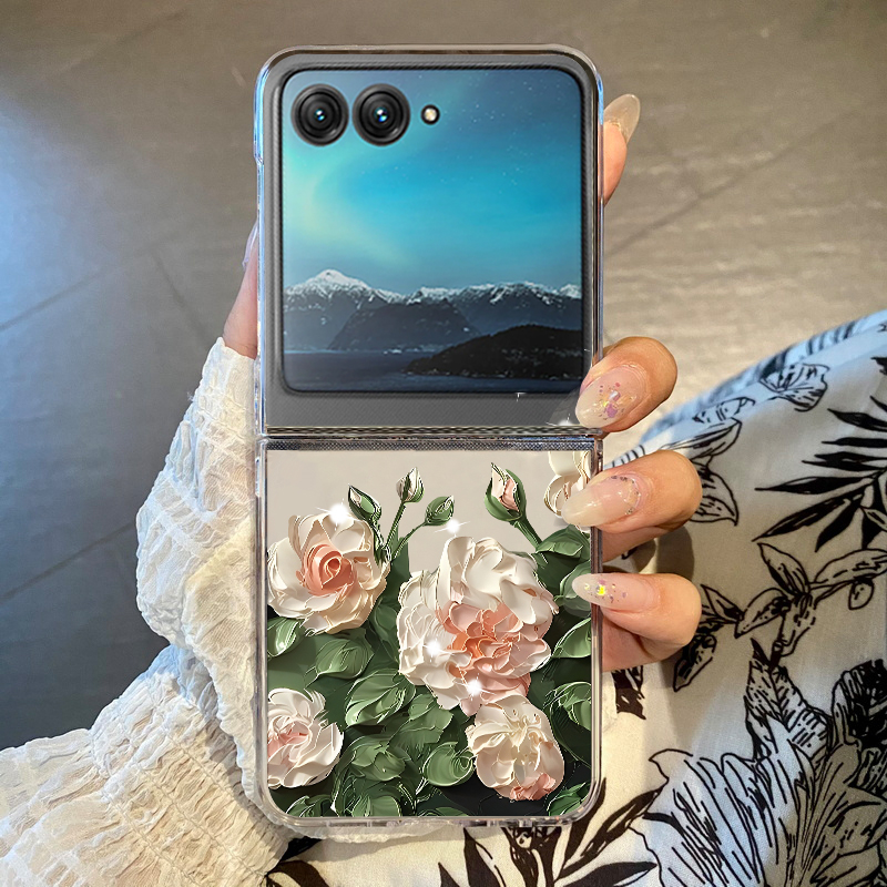 White Flowers Pattern Phone Ca - огляд і ціна Phone Cases Transparent