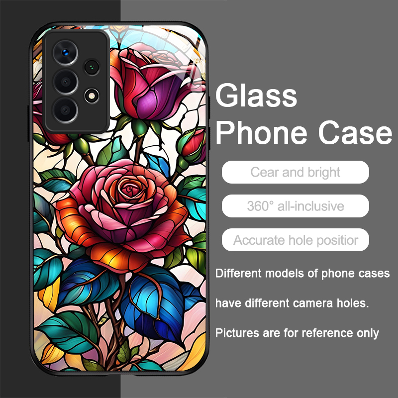 Art Colorful Glass Style Rose  - огляд і ціна Phone Cases Art