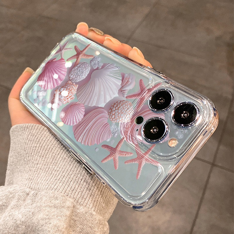 Trendy Pink Seashell Phone Cas - огляд і ціна Phone Cases Transparent