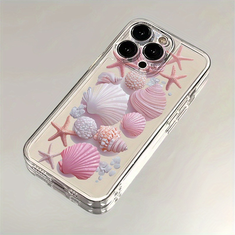 Trendy Pink Seashell Phone Cas - огляд і ціна Phone Cases Transparent
