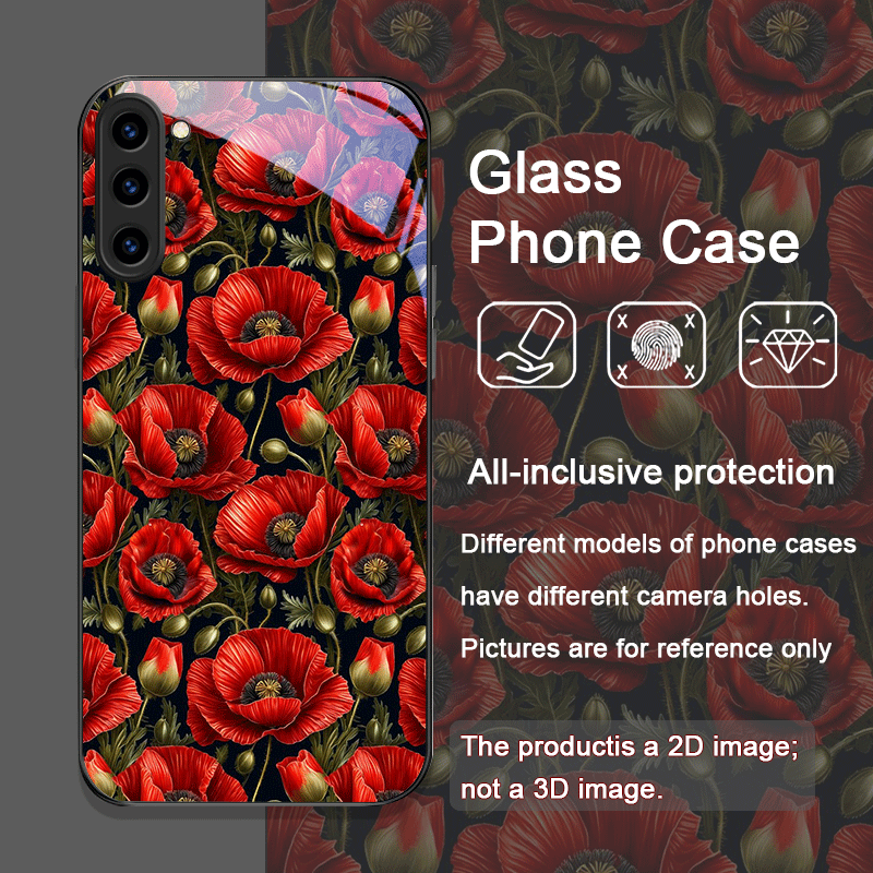 Retro Poppy Flower Bloom Hot R - огляд і ціна Phone Cases Samsung S23