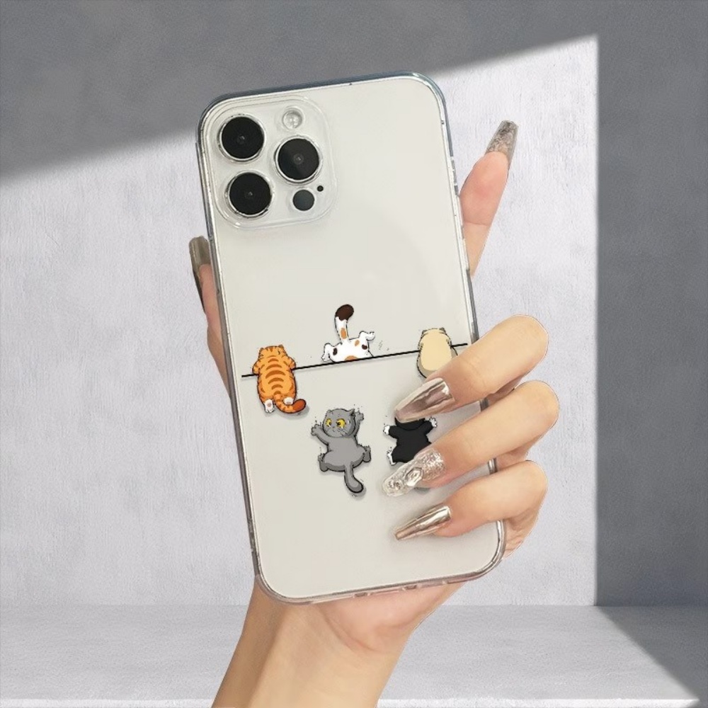 Five Cute Cat Pattern Phone Ca - огляд і ціна Apple Iphone 16