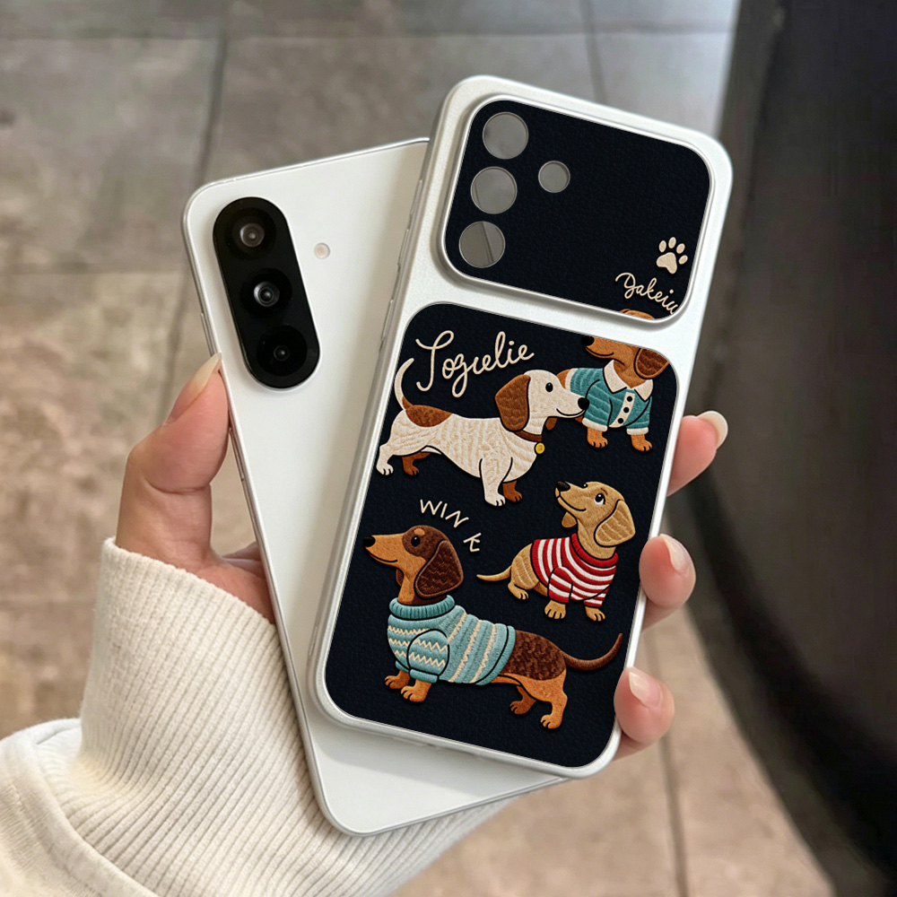 Cartoon Puppy Leather Phone Ca - огляд і ціна Phone Cases With Camera Cover