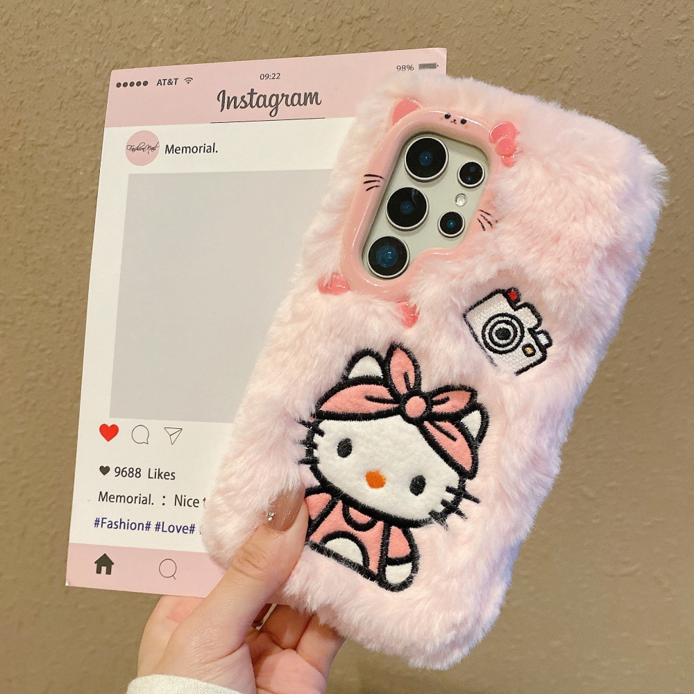 Cute 3D Camera Plush KT Phone  - огляд і ціна Phone Cases With Camera Cover