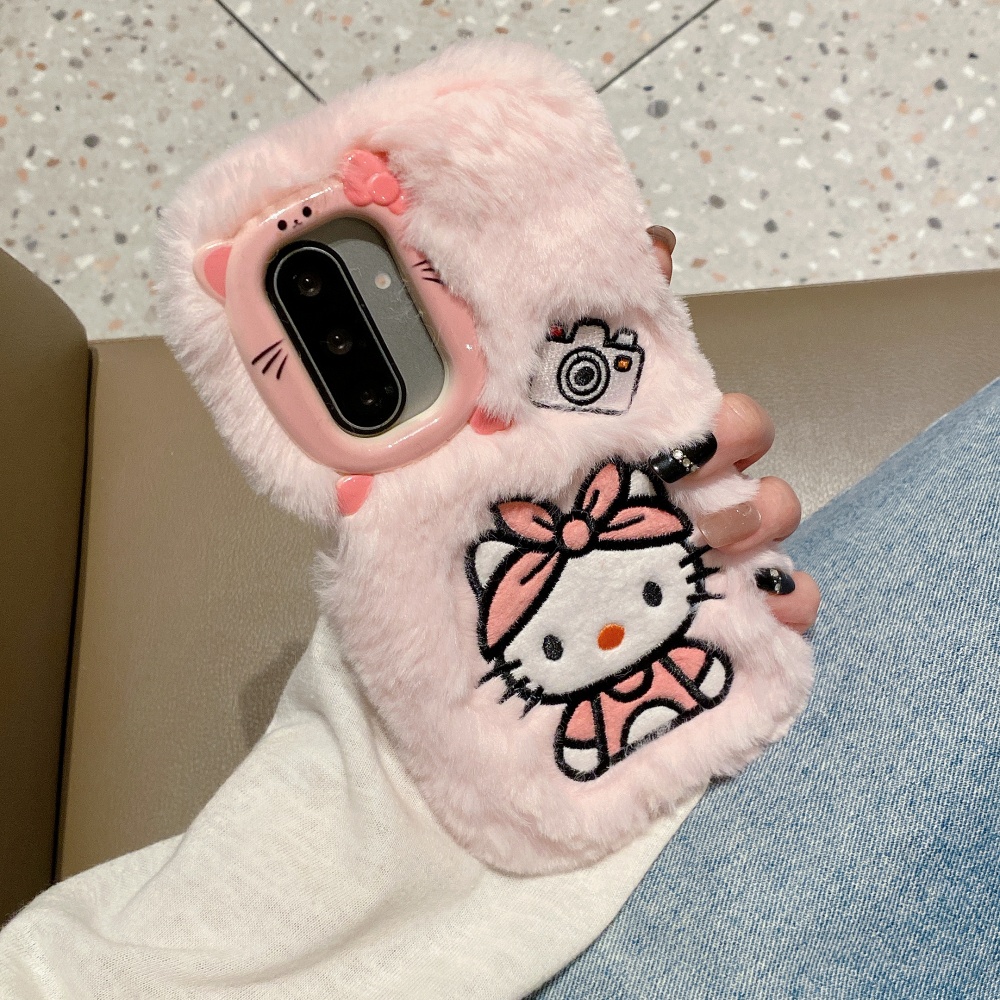 Cute 3D Camera Plush KT Phone  - огляд і ціна Phone Cases With Camera Cover