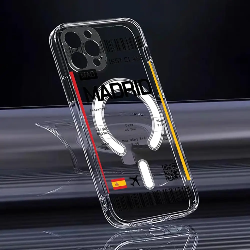 Travel Plane Ticket Spain Phon - огляд і ціна Phone Cases Transparent