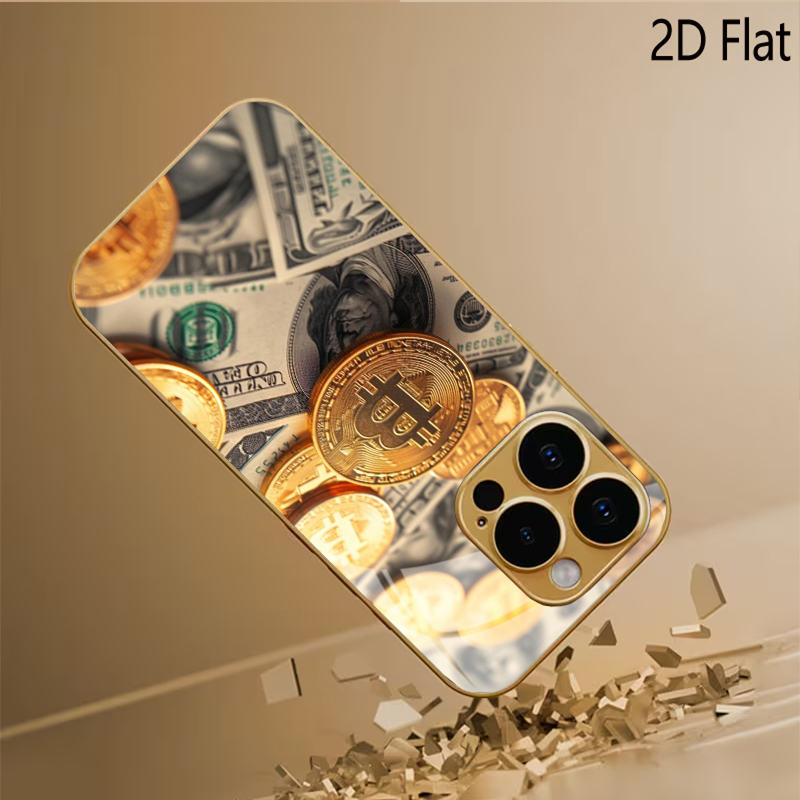 Bitcoin print Patterned temper - огляд і ціна Phone Cases With Camera Cover