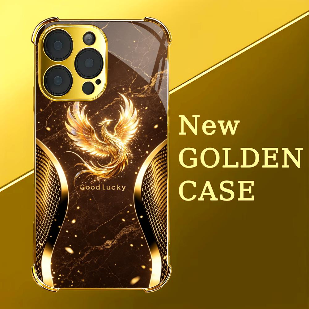 Stylish Golden Phoenix glass p - огляд і ціна Phone Cases Rhode