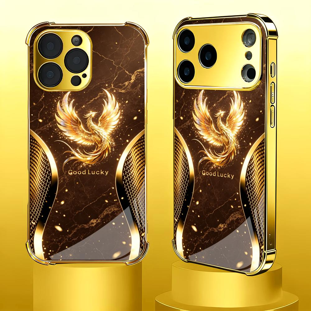 Stylish Golden Phoenix glass p - огляд і ціна Phone Cases Rhode