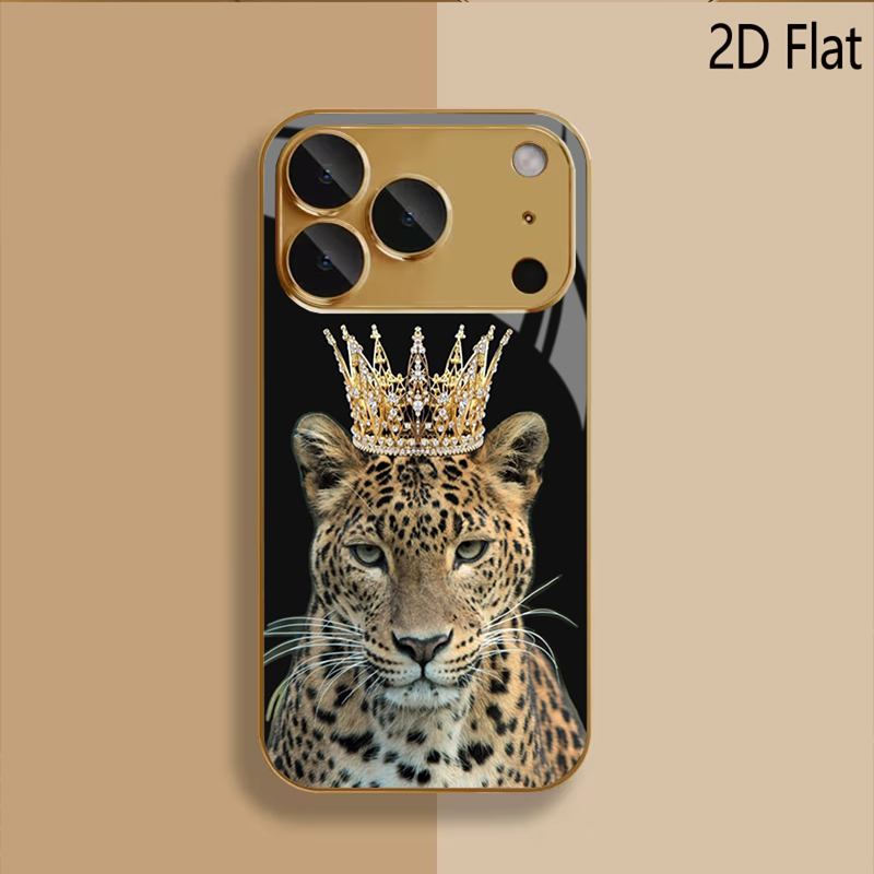Leopard King Patterned tempere - огляд і ціна Phone Cases With Camera Cover