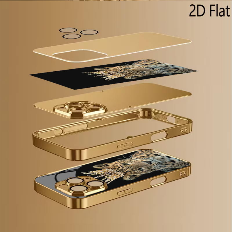 Leopard King Patterned tempere - огляд і ціна Phone Cases With Camera Cover
