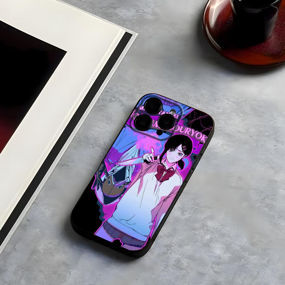 Chainsaw Man Kobeni Higashiyam - огляд і ціна Phone Cases Black