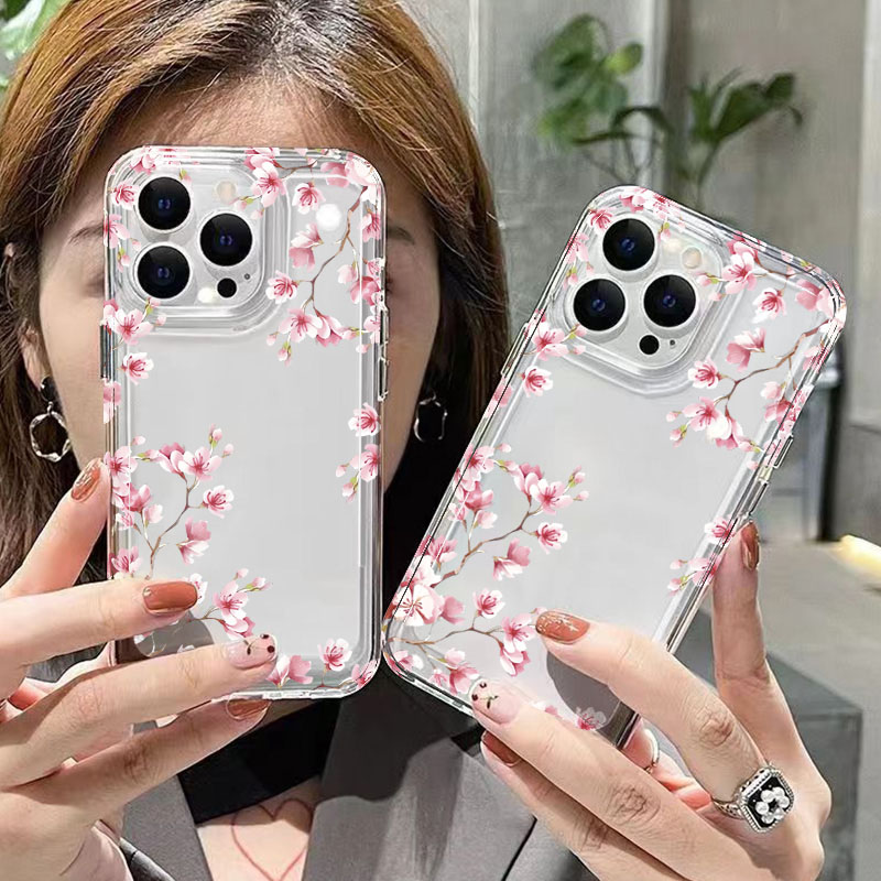 Pink Flower Design Transparent - огляд і ціна Phone Cases Art
