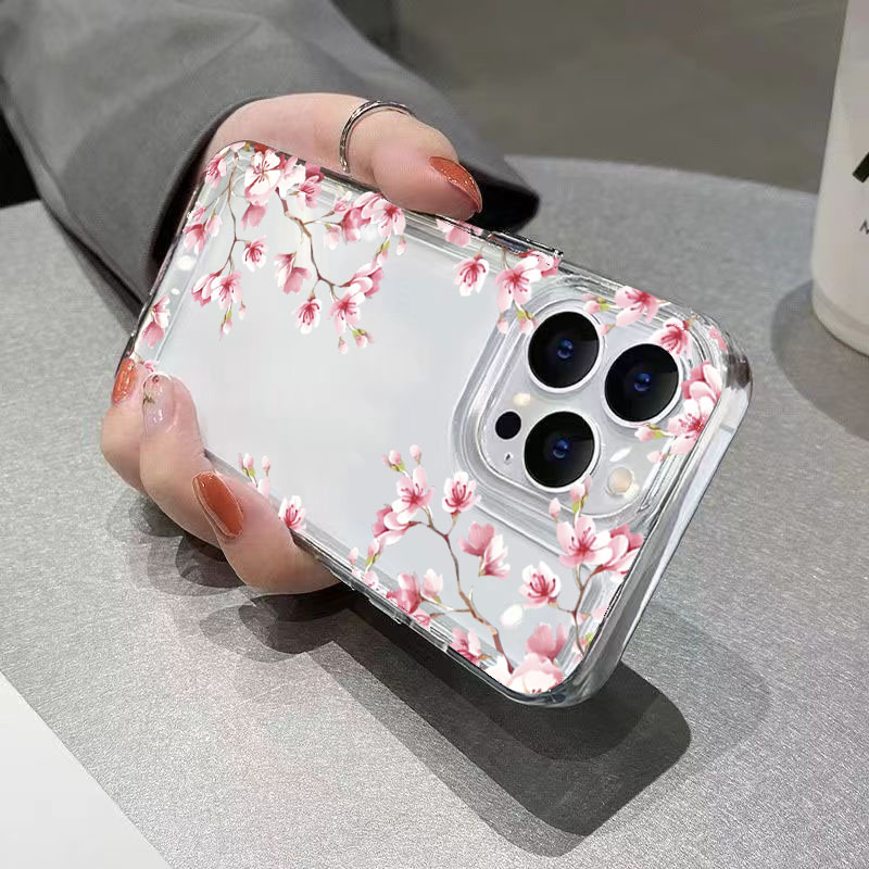 Pink Flower Design Transparent - огляд і ціна Phone Cases Art
